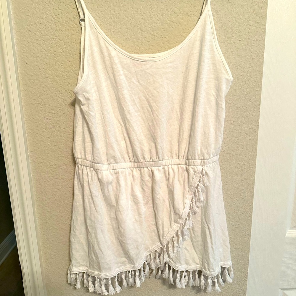 Victoria’s Secret white short cover up dress